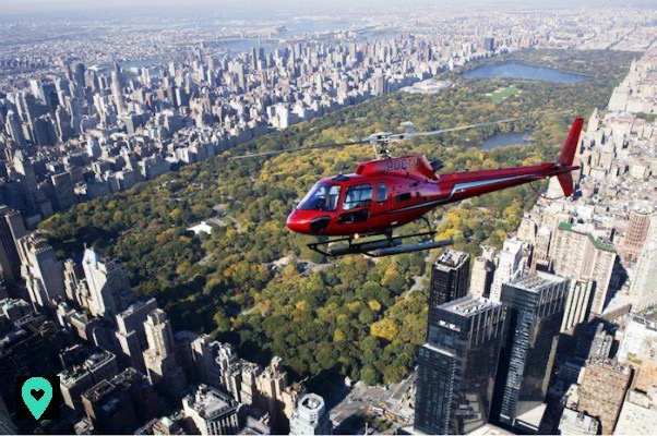 Helicopter flight over New York: a magical moment!