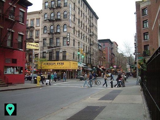 Greenwich Village: the residential and bohemian district