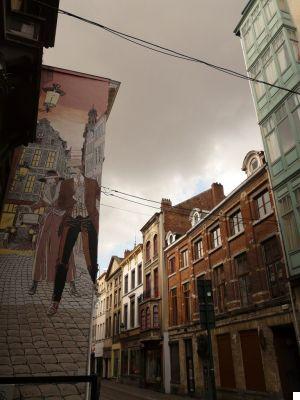 BD FRESCOES in the streets of BRUSSELS