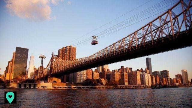 Pegando o teleférico em Nova York: uma vista deslumbrante