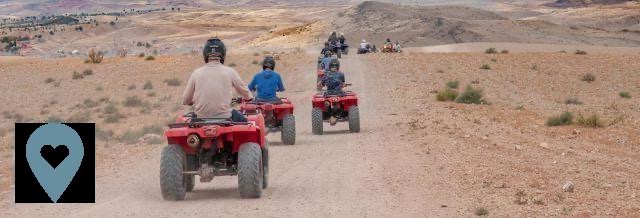Tour in quad da Marrakech: deserto di Agafay e lago Takerkoust
