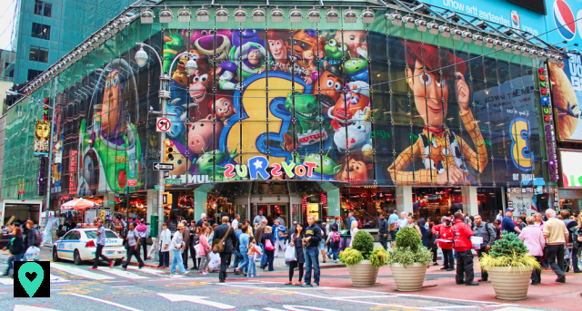 Times Square Toys R'US: un momento magico