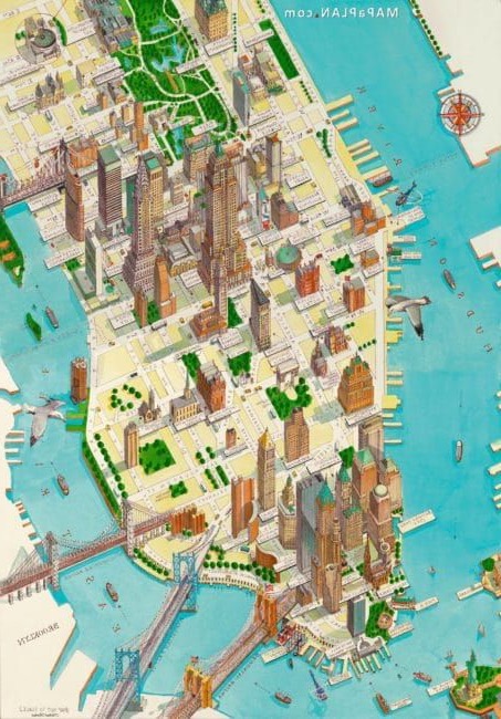 Map of New York to print: find the essential maps here