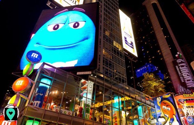 Discovering the M & M's boutique in New York
